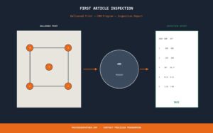 Read more about the article Surviving a First Article Audit Without an In-House CMM Programmer