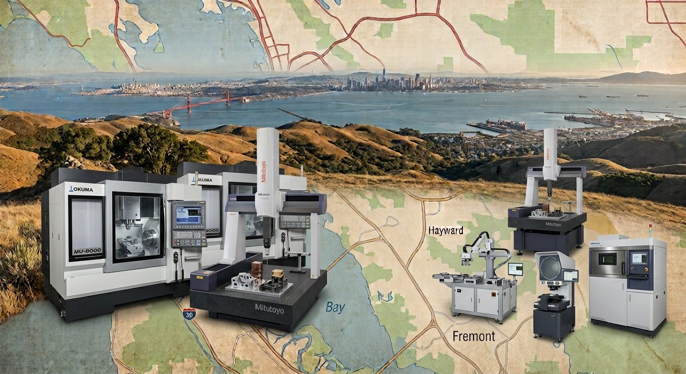 CNC machining prototype part sourced for a Fremont, California hardware company